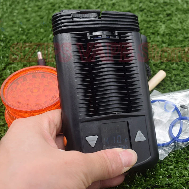 Mighy المرذاذ الجاف عشب عدة يده الشخصية Vape الجاف عشب وزارة الدفاع مع درجة الحرارة قابل للتعديل جهاز تبخير مزود بخزان كبير Vape E cigs