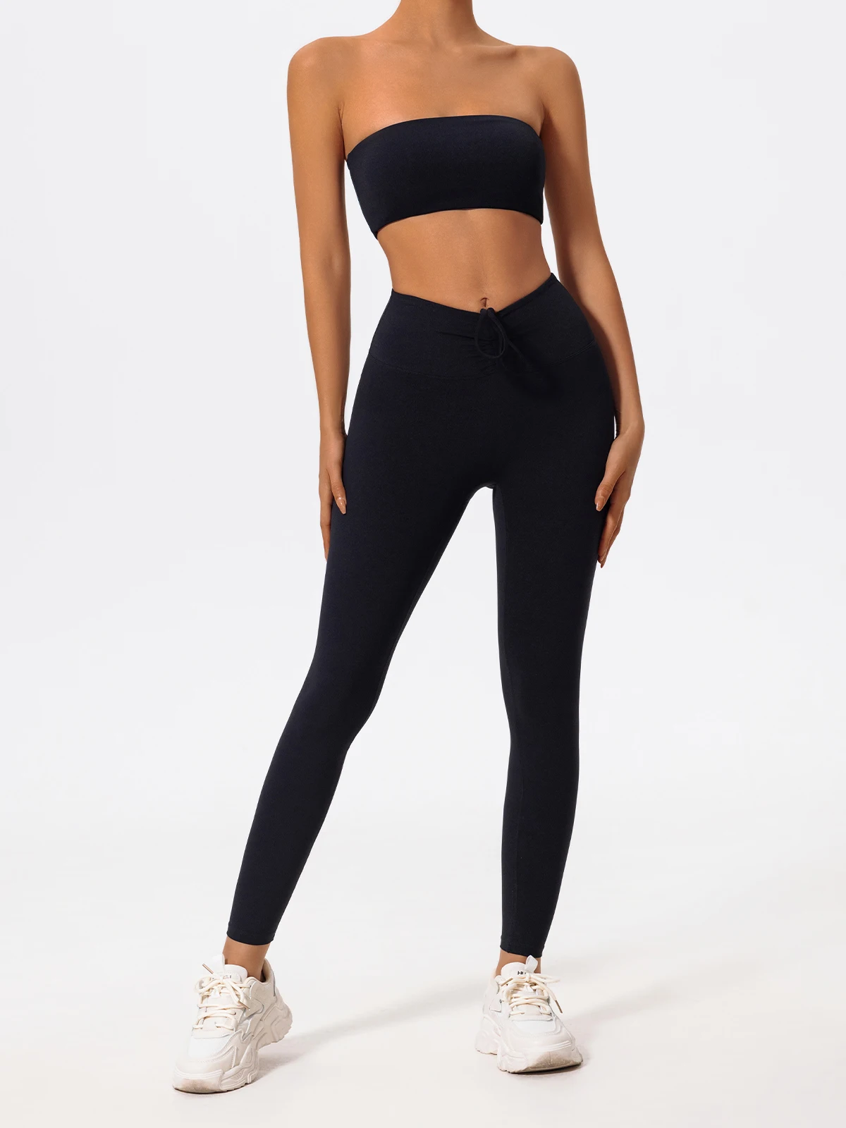 Hearuisavy Sommer Casual Sport-BH Gym Push-Up Unterwäsche Fitness Workout Trägerloses Bustier Bandeau Damen Yoga Kleidung Tube Top – Detail 18