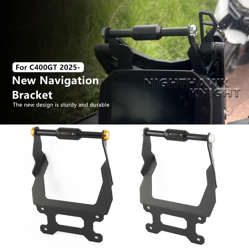 

For BMW C400GT C400 GT 2025 Motorcycle Accessories CNC Aluminum Phone Holder Stand GPS Navigation Bracket Extension Bracket