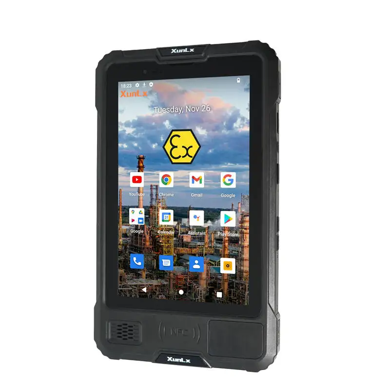 Ip68 Android Atex Tablet Industrial Division Zona 1 Rugged Tablet Barcode Scanner Bioga s Plant Intrinsically Safe Computer Pc