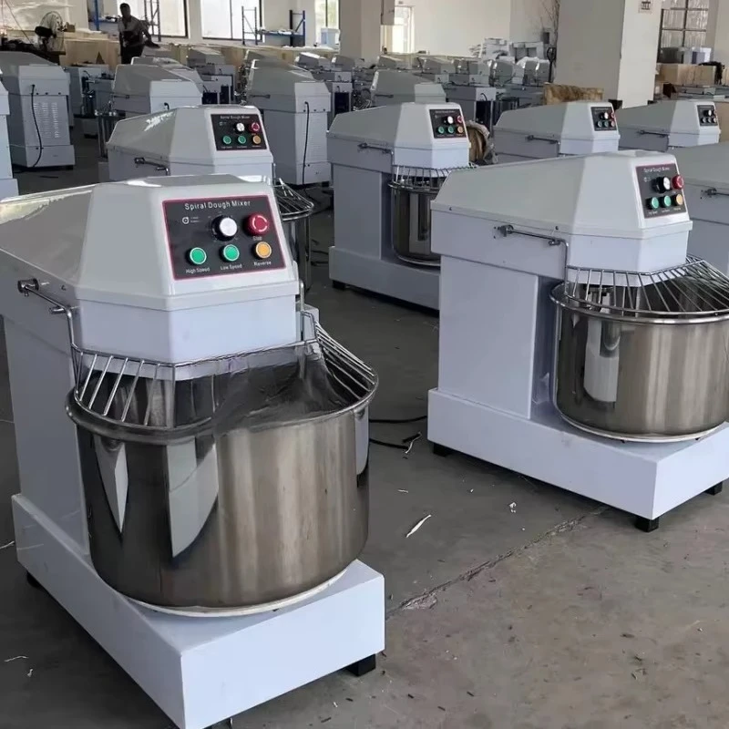 Commercial Spiral Dough Mixer 20L 30L 40L 60L 80L Bakery Flour Kneading Machine for Bread Pizza Dough