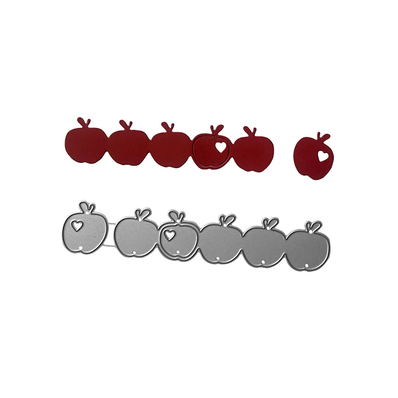 

Little Apples Metal Cutting Dies for DIY Scrapbooking and Card Making Decor Embossing Craft Die Cut