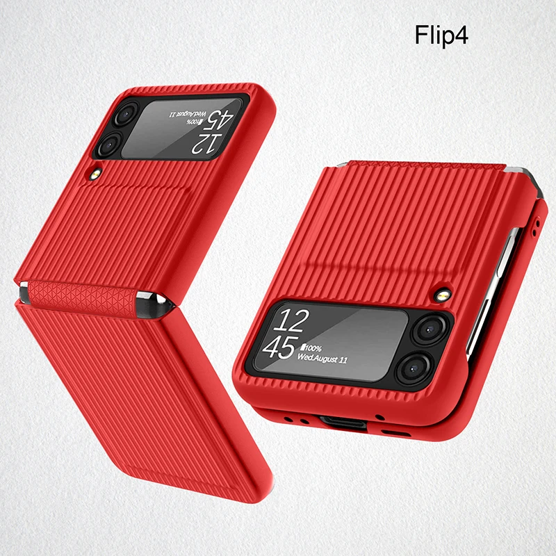 Z Flip 5 Case Protection Phone Cover for Samsung Z Flip 5 ZFlip3 Flip4 Suitcase Shockproof with Hinge for Galaxy Z Flip 3 Cases