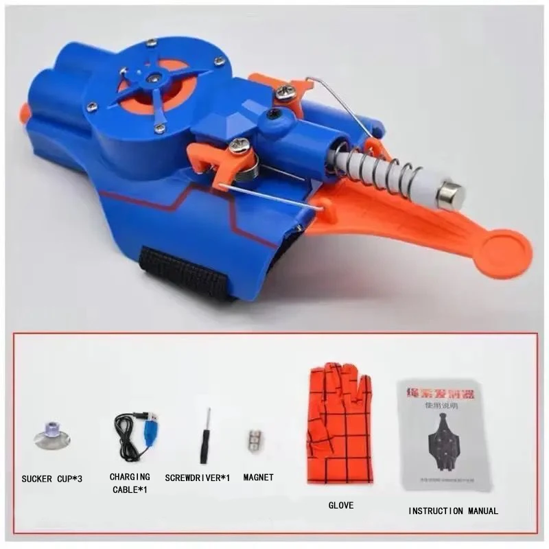 Spider Silk Launcher Web Shooters Volautomatische cosplay speelgoed rekwisieten Cadeaus voor kinderen en volwassenen Touwapparaat voor entertainment