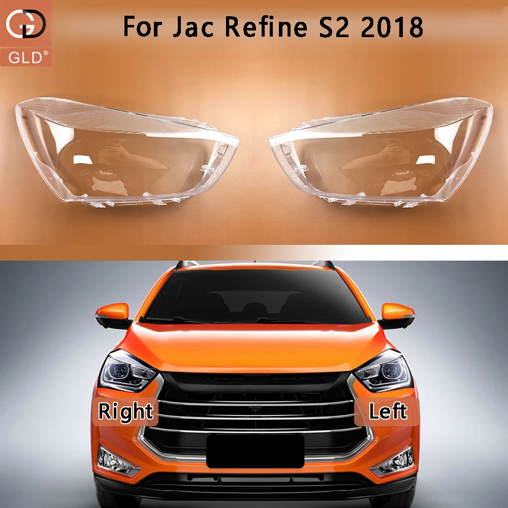 Front Headlight Cover Transparent Lamp Shade Headlamp Lamp Shell Replace Original Lampshade Plexiglass For Jac Refine S2 2018