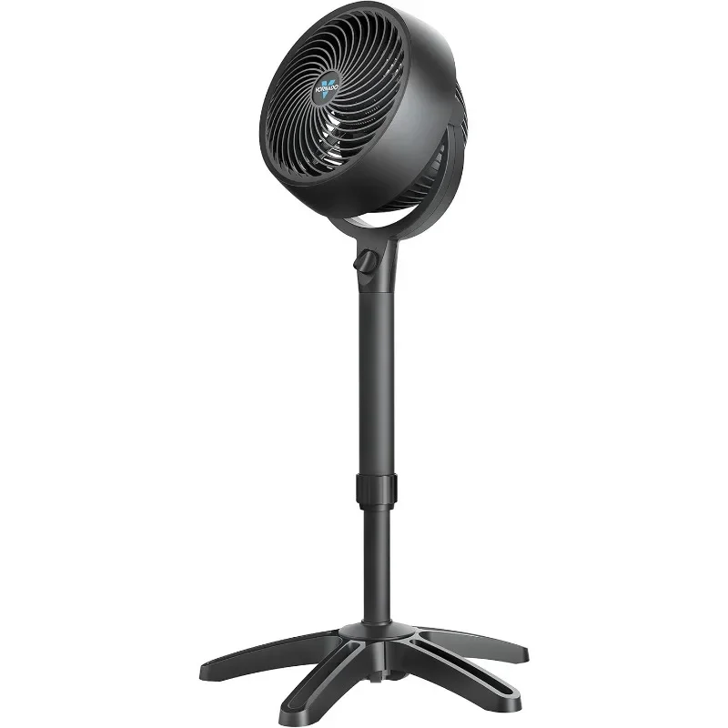 

Vornado Medium Pedestal Whole Room Air Circulator Fan, 3 Speed Control, Adjustable Standing Height Fans