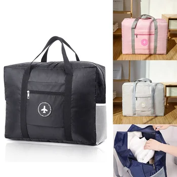 Taşınabilir katlanır büyük kapasiteli seyahat saklama çantası çok fonksiyonlu havayolu çantası hareketli silindir spor seyahat çantaları spor haftasonu gezisi