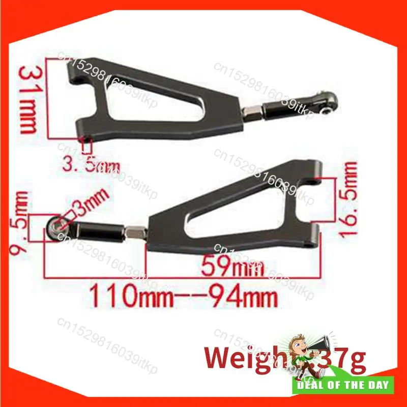 August For HSP 860002 60004N Upgrade Parts 1/8 RC Model Car Front Upper Suspension Arm Truck Upgrade Parts