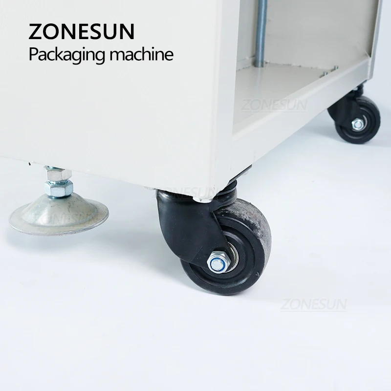 ZONESUN Jet Heat Shrink Film Wrapping Machine Packaging Cosmetics Book Food CD Cookie Card Packing Machine