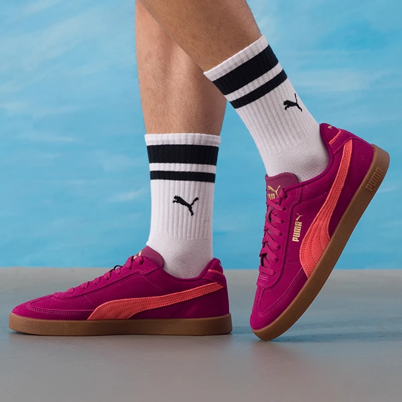 

Puma Puma Club Ⅱ Era Suede Purple Red Men's and Women's Shoes New Sports Shoes Casual Sneakers 40071723