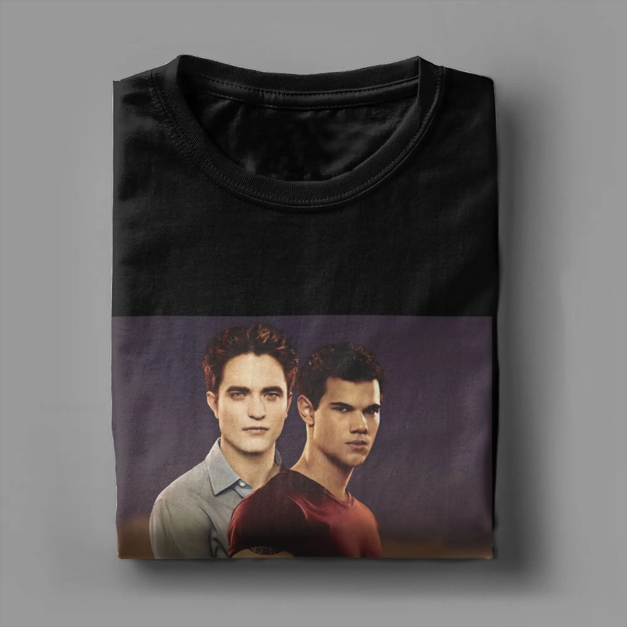 الجدة الشفق جاكوب إدوارد تي شيرت الرجال جولة الرقبة القطن تي شيرت قصير الأكمام تي شيرت ملابس الصيف