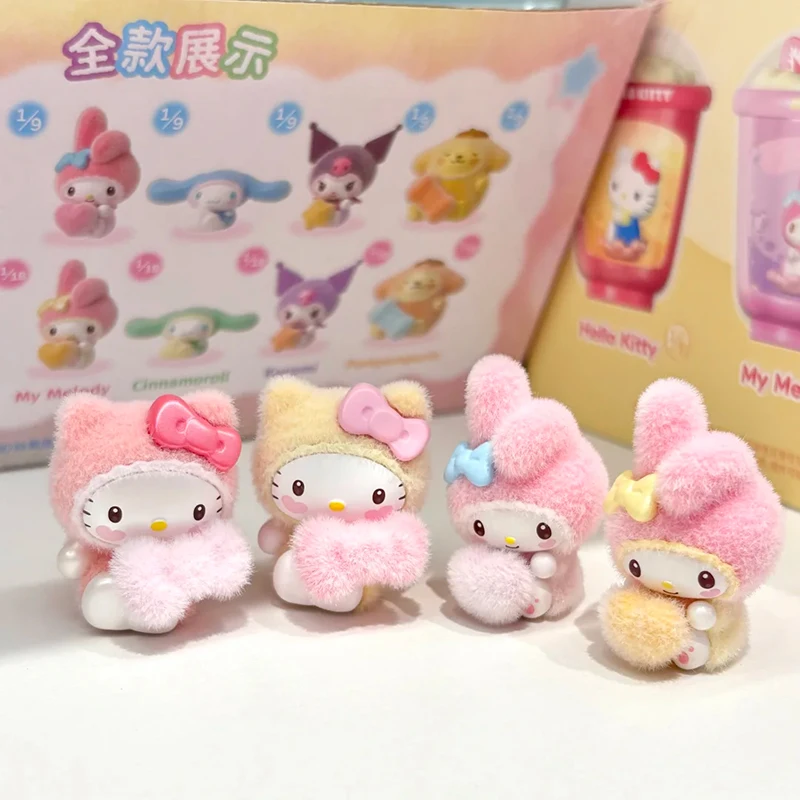 

Hello Kitty Kuromi Pochacco Cinnamoroll My Melody Blind Box Mini Anime Collectible Toys desktop ornament