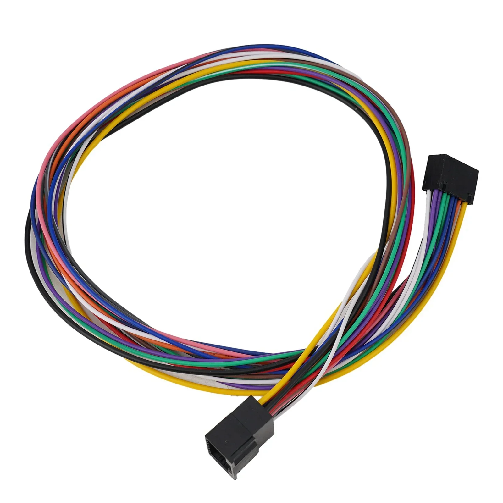 16 Pin Car Stereo Radio ISO Harness Extension Cable 60cm Power Cable Steering Wheel Control Adapter Cable For Android
