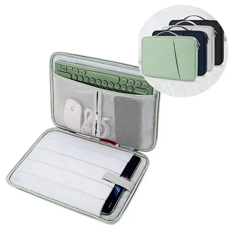 11-13 inch Waterproof Notebook Handle Bag Laptop Sleeve Case For Macbook Air M4 M3 M2 iPad Tablet Bag Computer Handbag Accessory