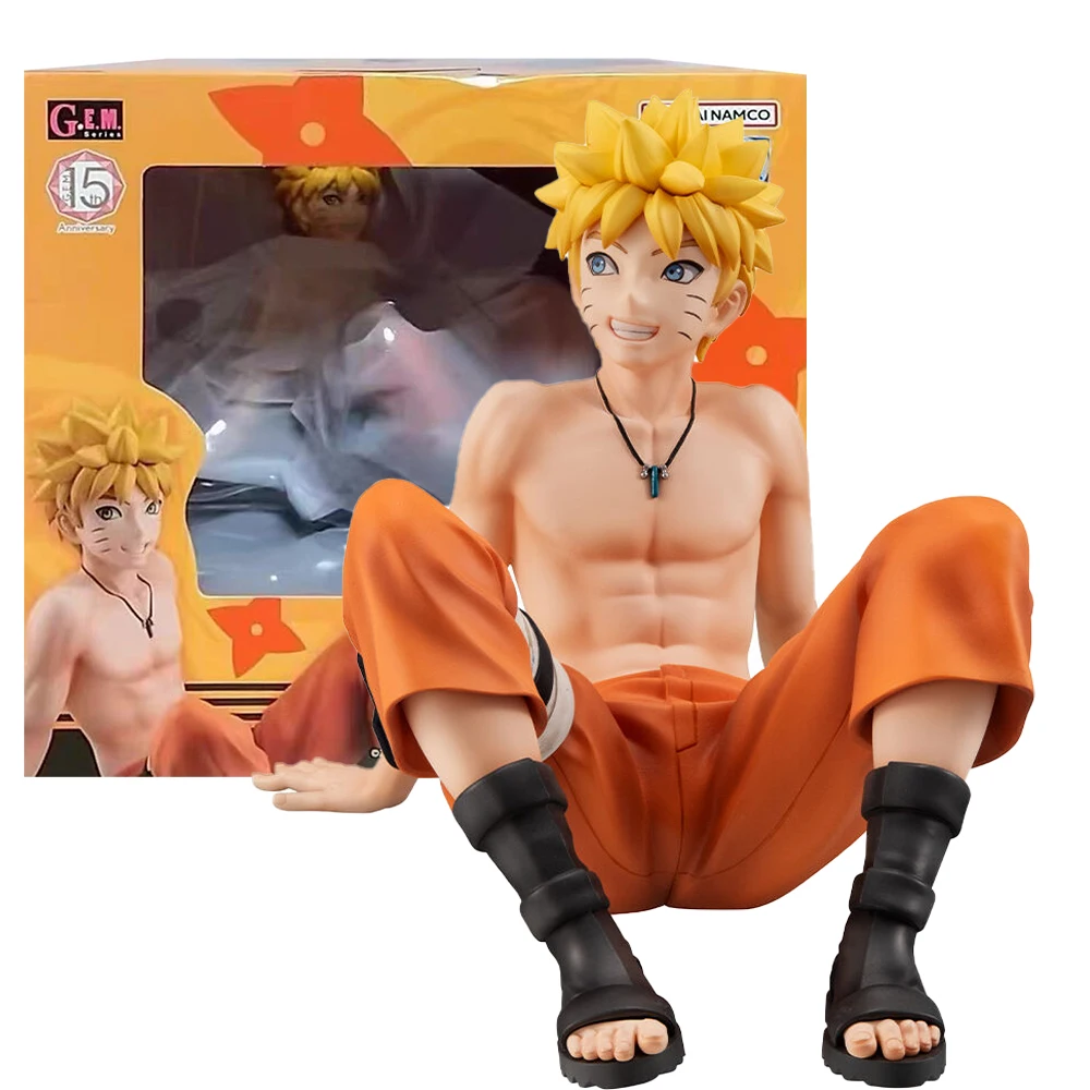 9CM Naruto Uzumaki Figura Anime NARUTO Shippuden Noodle Stopper Modello di animazione Giocattolo Collezione regalo Decorazione Ornamenti PVC