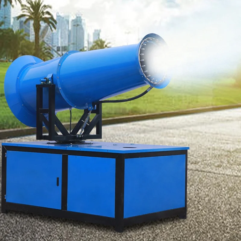 Fog Cannon Sprayer, 20-120 Meters Water Fog Cannon, Dust Control for Road Construction