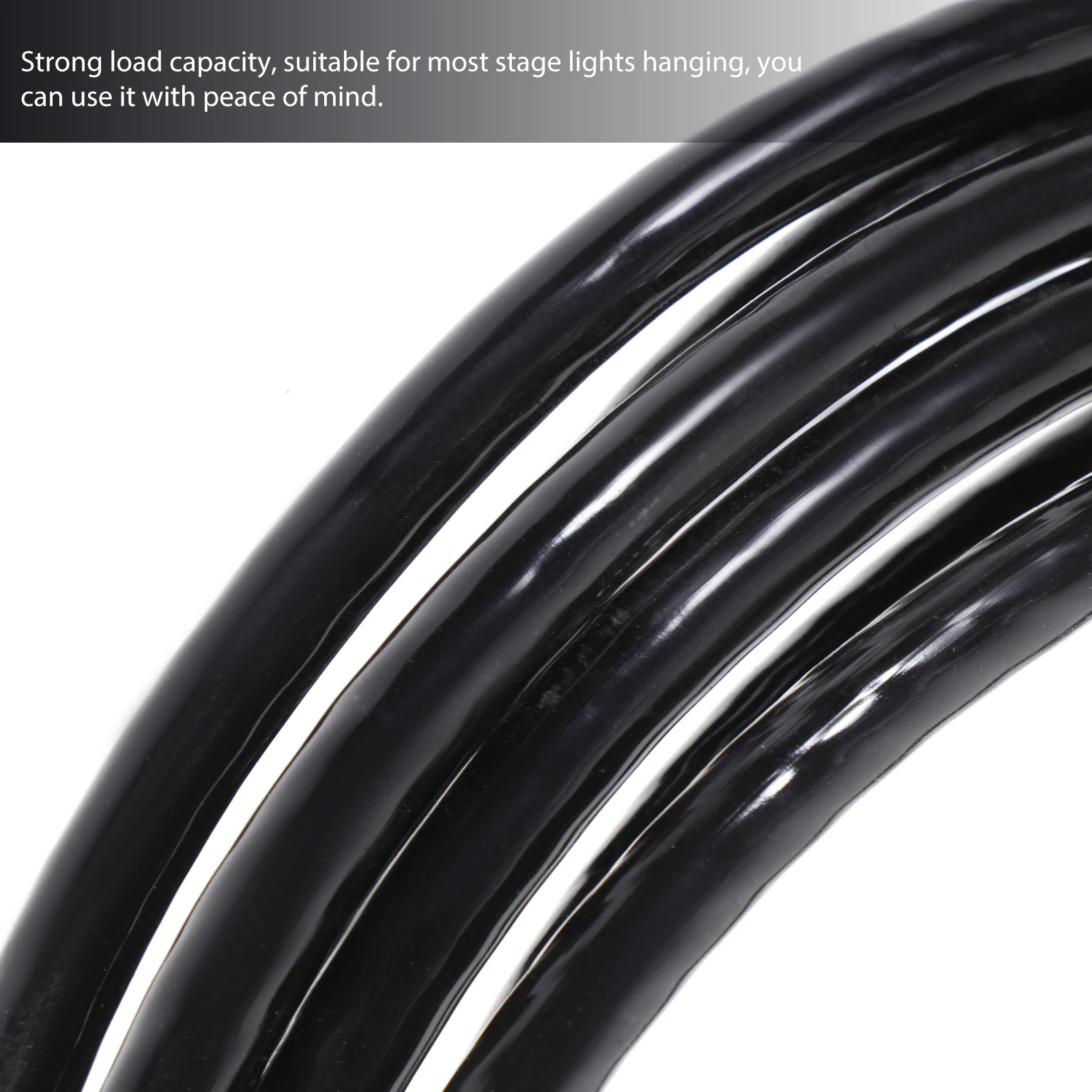 

Flexible Steel Ring Cable Coated Wire Railing Guide Rope with Loops Aircraft Deck