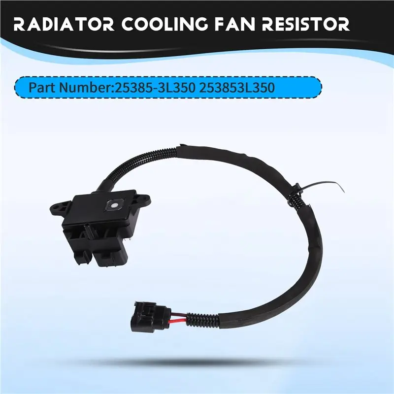 For Grandeur Azera TG 2005-2011 3.3L V6 PWM Resistor Module Radiator Auxiliary Cooling Fan OE 25385-3L350