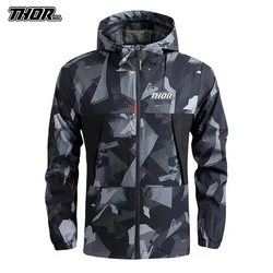 THORSOL RACING Cycling Jacket Male Road Mountain Bike Jersey Mtb Downhill Windproof Bicycle Clothing Outdoor Men's Windbreaker