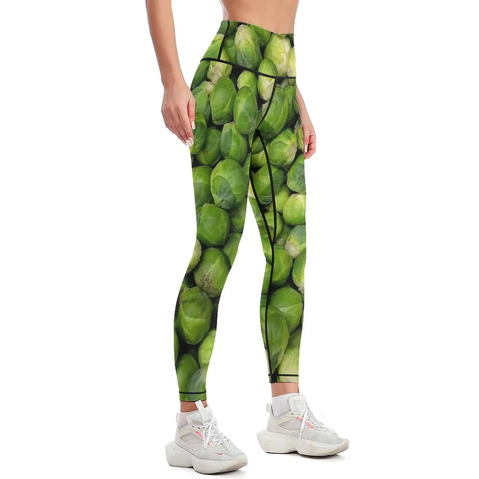 Quirky Brussels Sprout Cell Phone Case Leggings sportswear for gym Tight fitting woman Female legging pants Womens Leggings