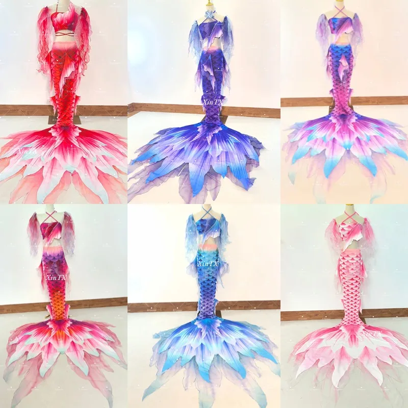 

Original Custom Mermaid Tail Adult Swimsuit Aquarium Mermaid Swimsuit HD Fish Tail Diving Cosplay
