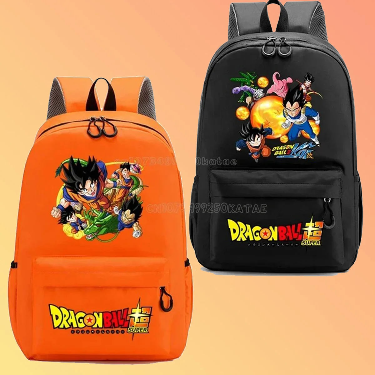 Mochila escolar Dragon Ball Son Goku para niños y niñas, mochila con estampado de Anime, mochila fresca de dibujos animados, suministros escolares, mochila escolar