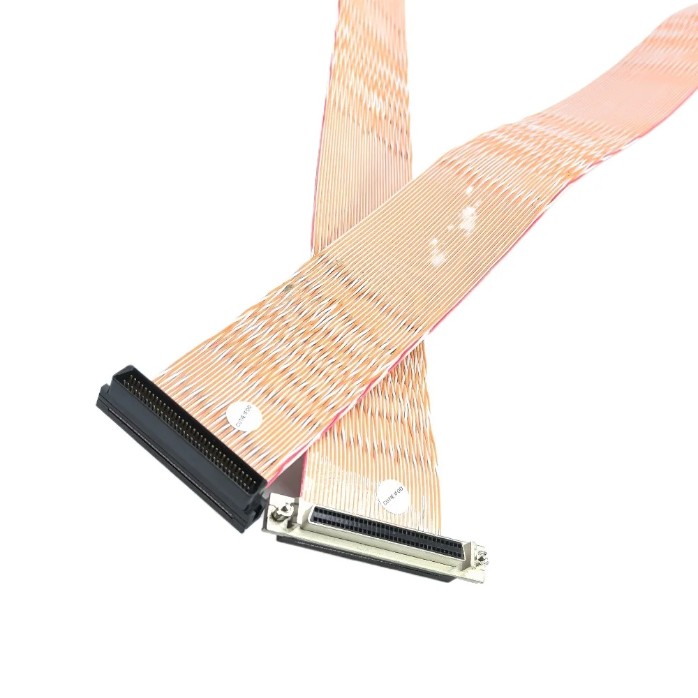 Computer SCSI DB68 HDB68 Male to Female Data Extension Cable 68Pin SCSI68 100cm 1 meter