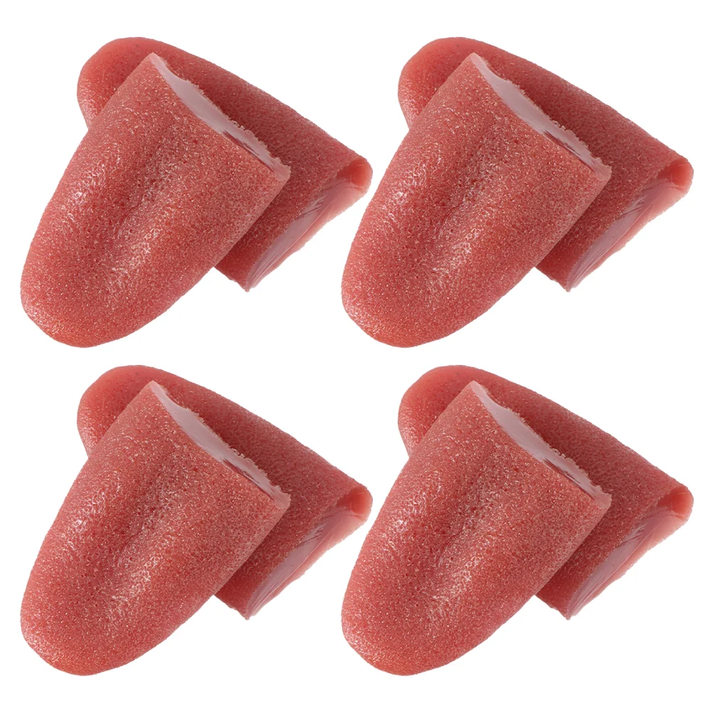 8 Pcs Fake Tongue Impressive Models Simulation Cosplay Decorative Tricky Props