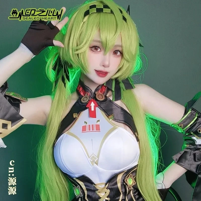 

Honkai Impact 3rd Chrono Navi AI Hyperion Λ Cosplay Costume Uniform Dress For Women Girls Halloween Party