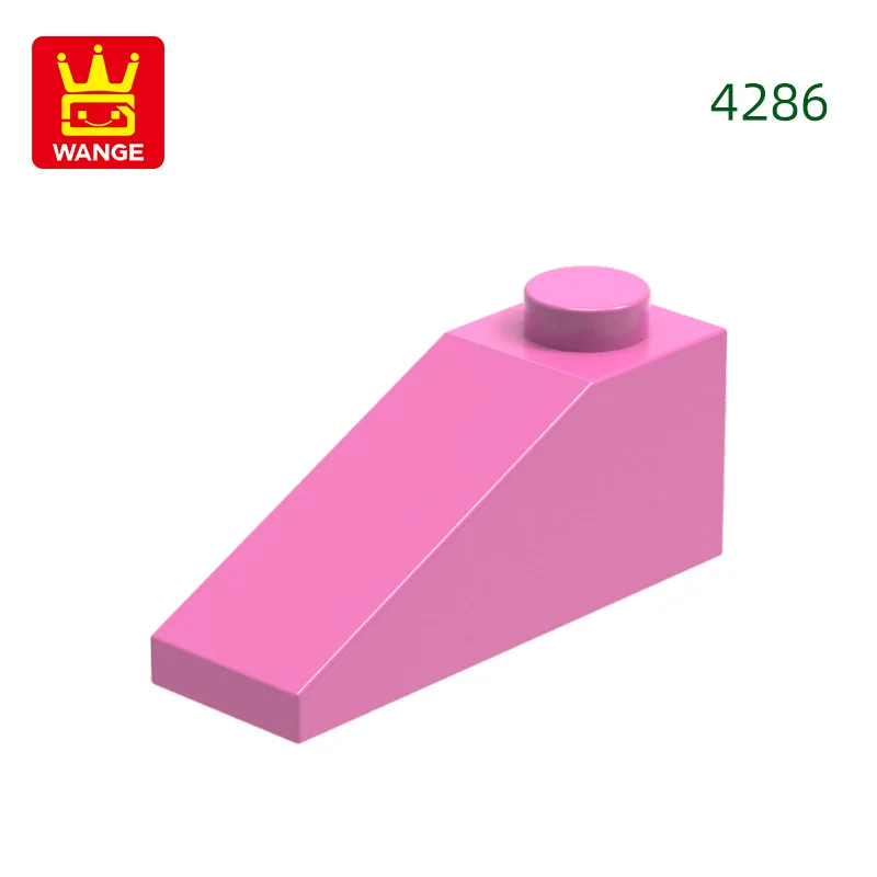 Wange 116 stks/partij 4286 1x3 Hellende Gebied Bouwstenen Moc Dak Accessoires Compatibel Met Schuine Bakstenen Kinderen Speelgoed Geschenk