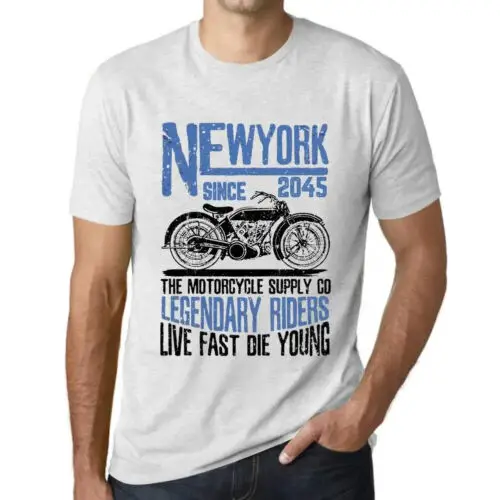 Heren Grafisch T-Shirt Motorfiets Legendarische Rijders Sinds 2045 – Motorcycle