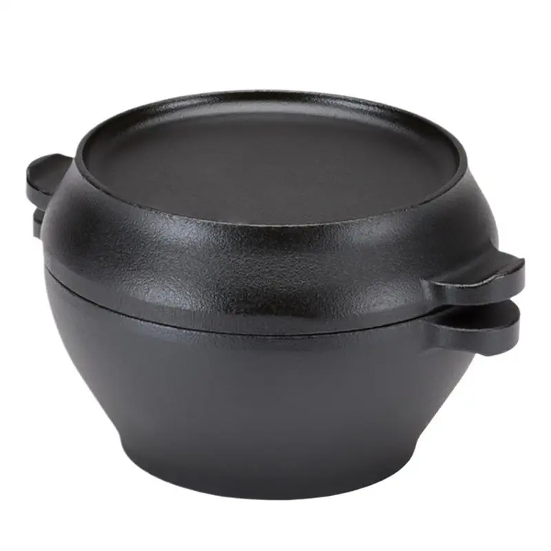 Dutch Oven Pot Round Oven Pot Small Round Oven Pot Heavy-Duty Cookware Dutch Oven pot For Bread Baking Home Kitchen Camping