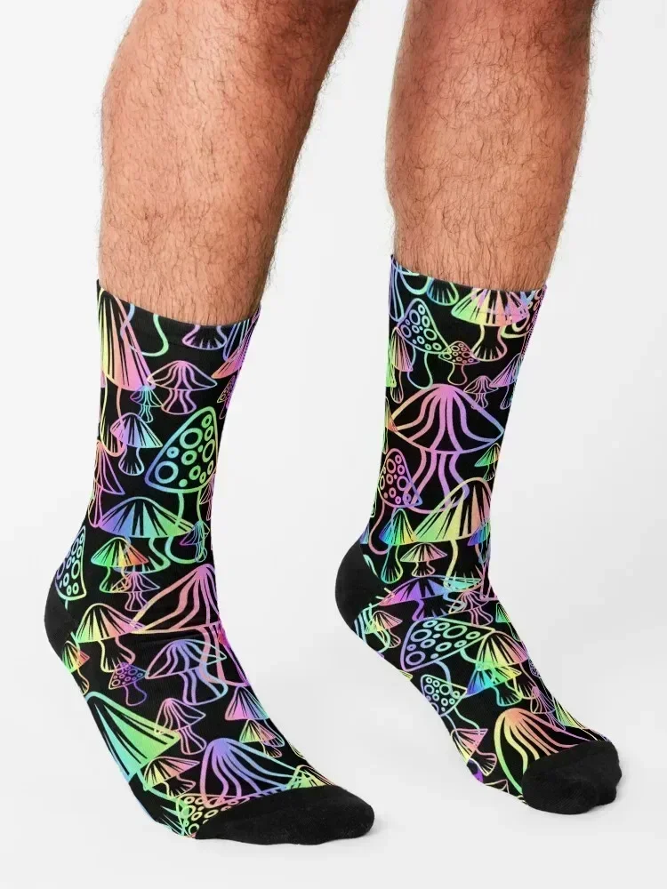 Magic Mushrooms Socken Designermarke Crossfit Rutschfeste Strümpfe Socken Mann Damen
