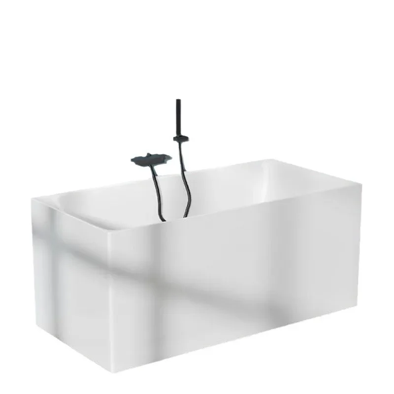 

Simple light luxury European version adult bathtub full-size acrylic seamless integrated thin edge free installation independent