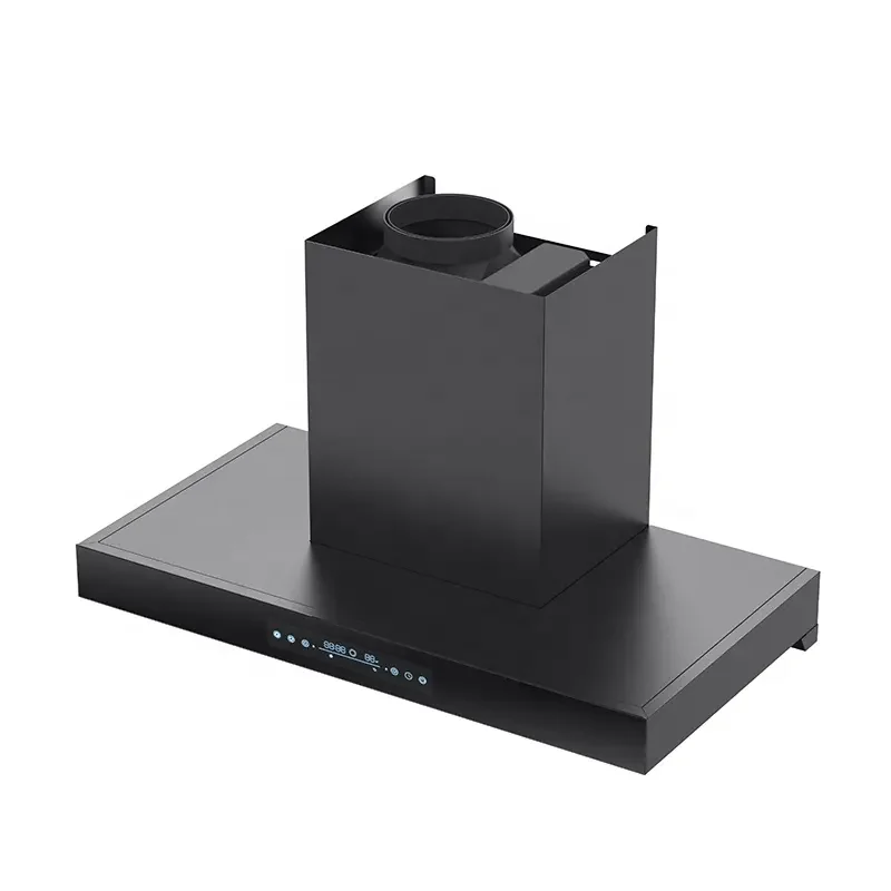 Hot Sale T-Shape Range Hood with Slim Touch Control Auto Clean for Kitchen for Hotel Home Use