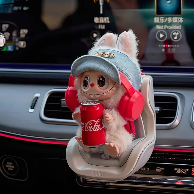 

4-стильное автомобильное кукольное безопасное сиденье, кукла, мультяшное сиденье, стул, модель Kawaii, кукольное сиденье, декор, интерьер автомобиля, Стайлинг, аксессуары Labubu