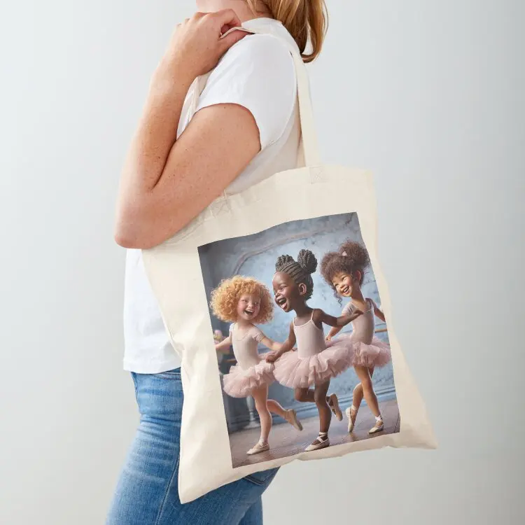 

The Color of Ballet Tote Bag canvas tote bags eco bag folding shopper bag women canvas Women's shopper