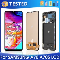 6.7''A70 For Samsung Tested A705F A705GM A705W A705X A705U LCD Display Touch Screen Digitizer Assembly Replacement