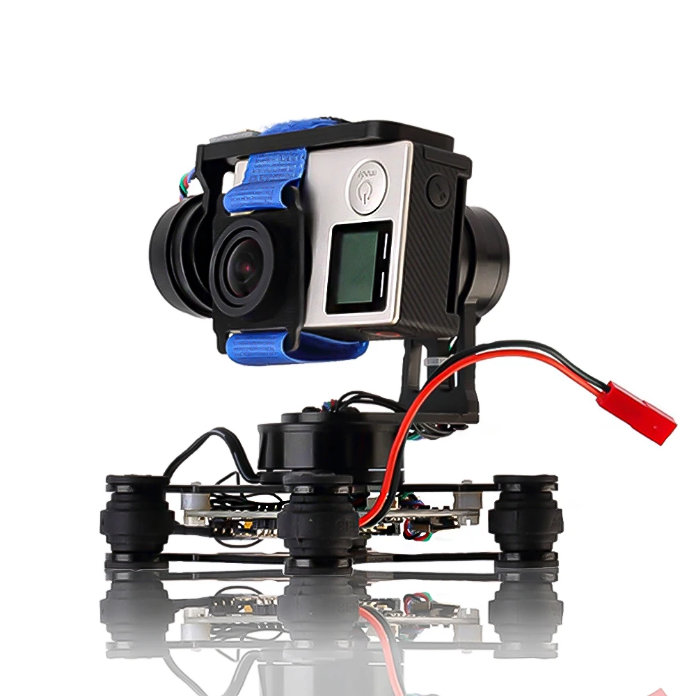 

3-axis brushless gimbal, equipped with three brushless motors for precise and stable control, suitable for Gopro3-Gopro4 cameras