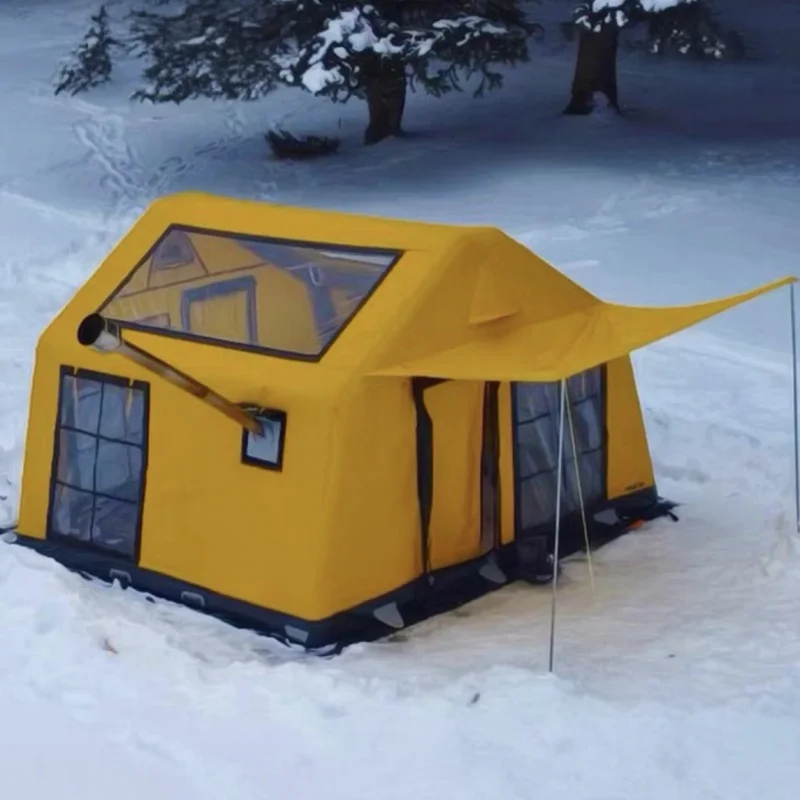 

Hot Popular PVC Material 100% Waterproof Inflatable Air Tent House for Winter Outdoor Camping
