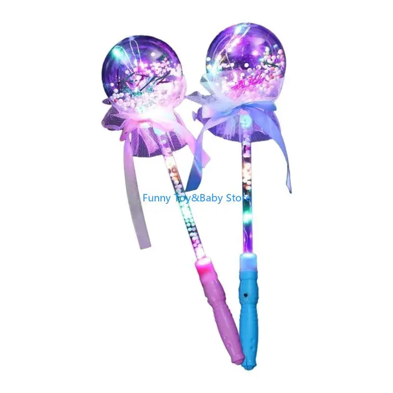 C90B 10pcs Raverally Party Wands بقيادة العصي لعبة في الهواء الطلق Play Girl Wand Girls Gift