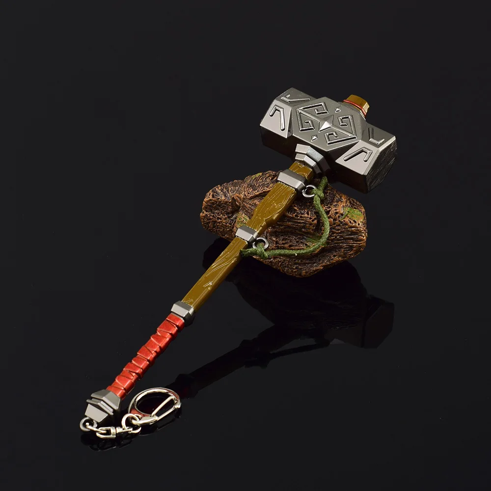 Modelo de Arma de Metal Decoração Artesanato, Brinquedo Periférico, Link Sledgehammer, LoZ Respiração da Natureza, Lágrimas do Reino Jogo, 18cm