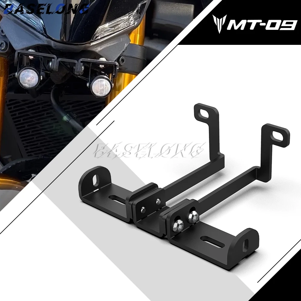 

2025 2026 Motorcycle Accessoires Spotlights Holder Fog Light Mounting Fog Lamp Support For Yamaha MT09 MT-09 MT 09 SP 2021- 2024