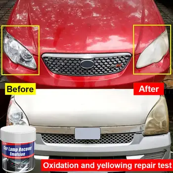 Sady na leštění světlometů pro renovaci automobilů, odstraňovač škrábanců ze světlometů, čisticí pasta na opravu, odstraňování oxidace, lešticí kapalina na světlomety 10 nejlepší prodej genoxidil - №8