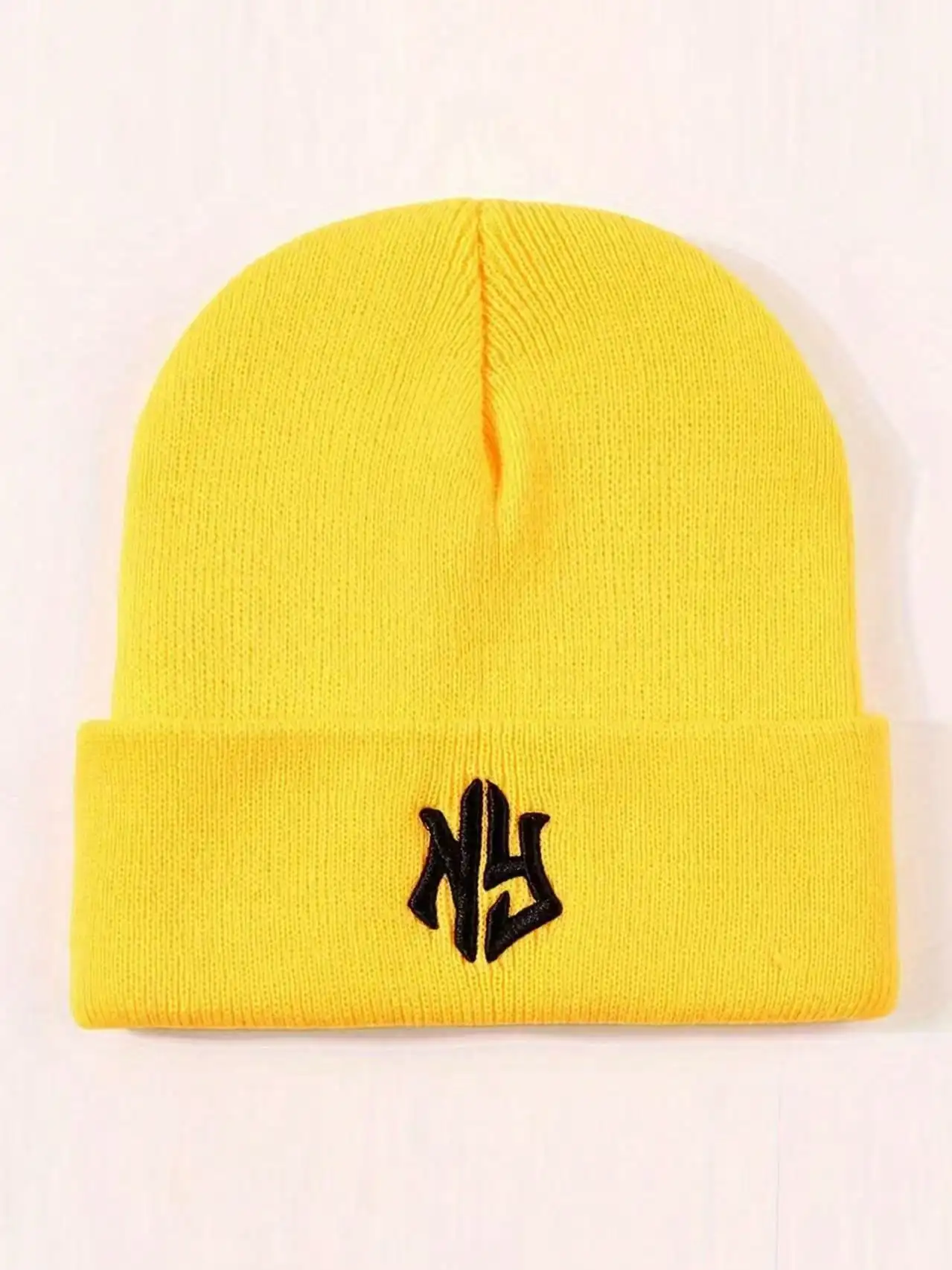 

Men's 3D Letter Embroidery Knit Beanie, Autumn & Winter Fall Outfit