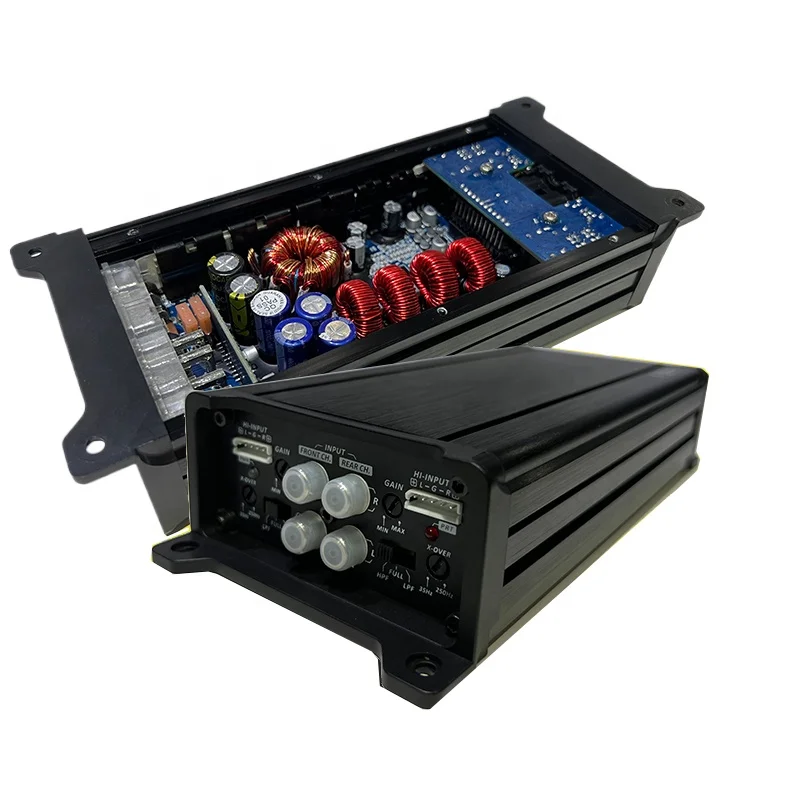 

OEM Factory Small Size RMS 100W*4 Car Stereo Amplifier Class d Car Amplifier 4 Channel