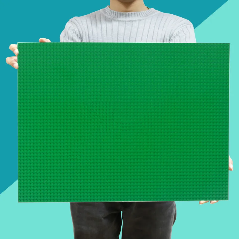 48x64 Punkte große Grundplatte für Bausteine, DIY-Wandhalterungsplatine, kompatibel mit großen Marken, Geschenkspielzeug für Kinder