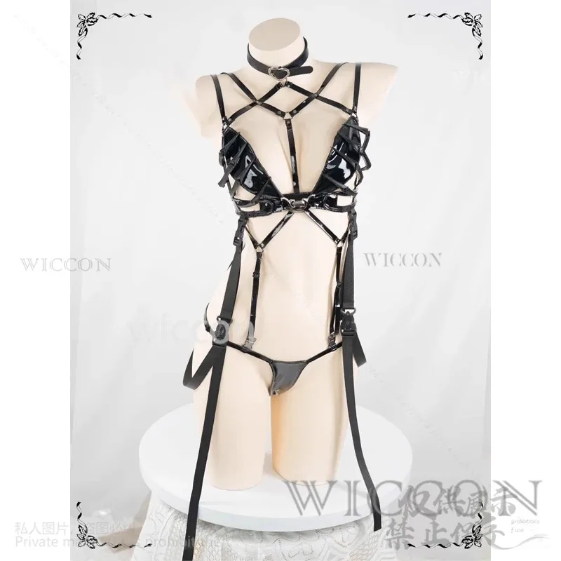 Mihara Anime Game NIKKE The Goddess Of Victory Cosplay Costume Lingerie Set Corset And Thong Thigh Socks Wigs Customized S4HK8LG