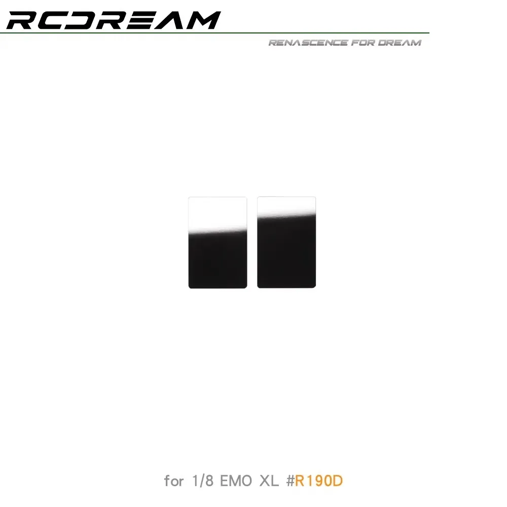 

RCDream 1/8 EMO XL Wild Bull High gloss Mirror Reflective Rear View Mirror Sheet Wild Bull # R190D