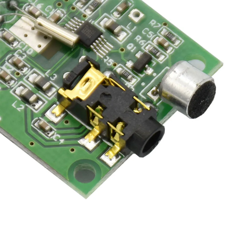 

Fm Transmitter Module 87-108Mhz Dsp Digital Wireless Stereo Microphone Board Auto Memory Volume Frequency Multi-Channel Audio